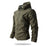 Army Green Men’s Waterproof Softshell Jacket with Fleece Lining – Hooded Outdoor Coat On Sale