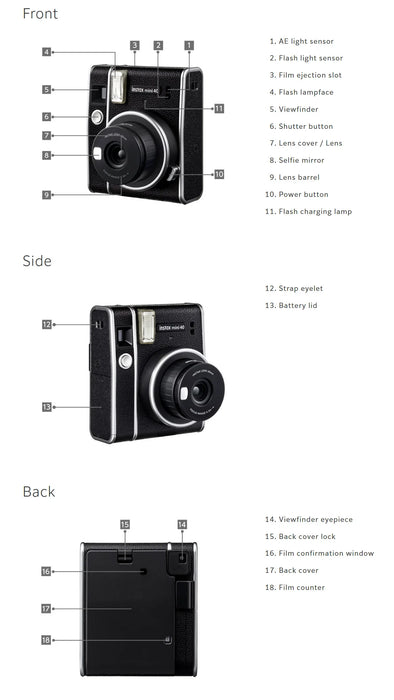 Fujifilm Instax Mini 40 Instant Film Camera Set On Sale