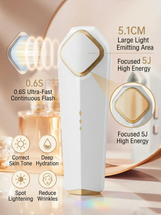 Handheld NIR Near Infrared LED Facial Skin Care Device 2-in-1 Light Therapy Beauty Tool for Skin Rejuvenation & Firming On Sale
