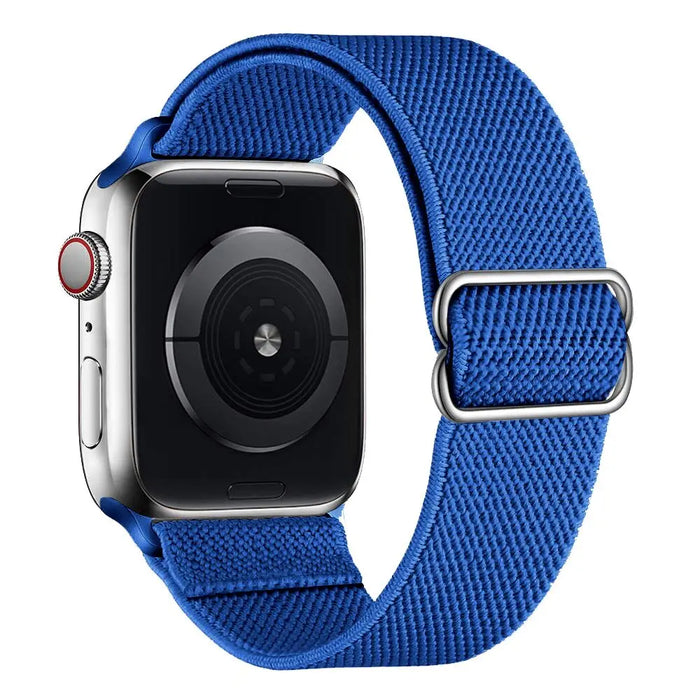 Royal Blue Scrunchie Watch Strap For Apple Watch Band Series 49mm, 45mm, 44mm, 42mm, 41mm, 40mm, 38mm On Sale