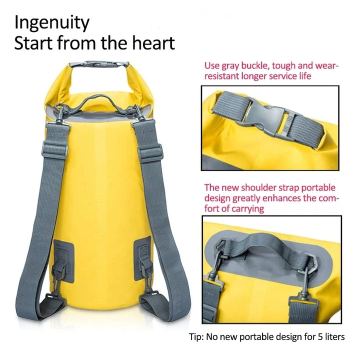 Lightweight Waterproof Dry Bag Backpack For Outdoor Water Sports (5L–30L) On Sale