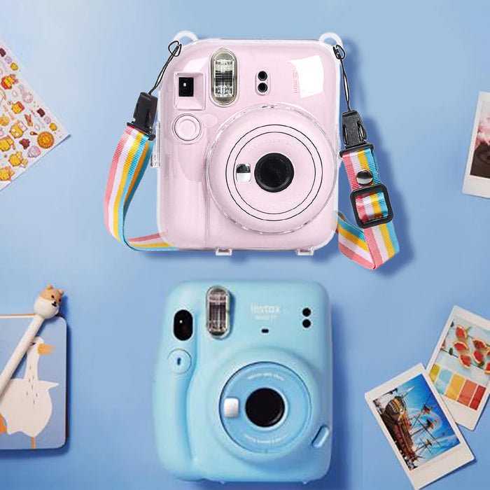 Fujifilm Instax Mini 12 Camera Clear Case With Shoulder Strap On Sale