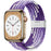 Grape Purple Stretchable Braided Loop Apple Watch Bracelet For iWatch Series On Sale