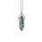 Natural Quartz Crystal Hexagonal Pillar Bullet Pendant Necklaces On Sale