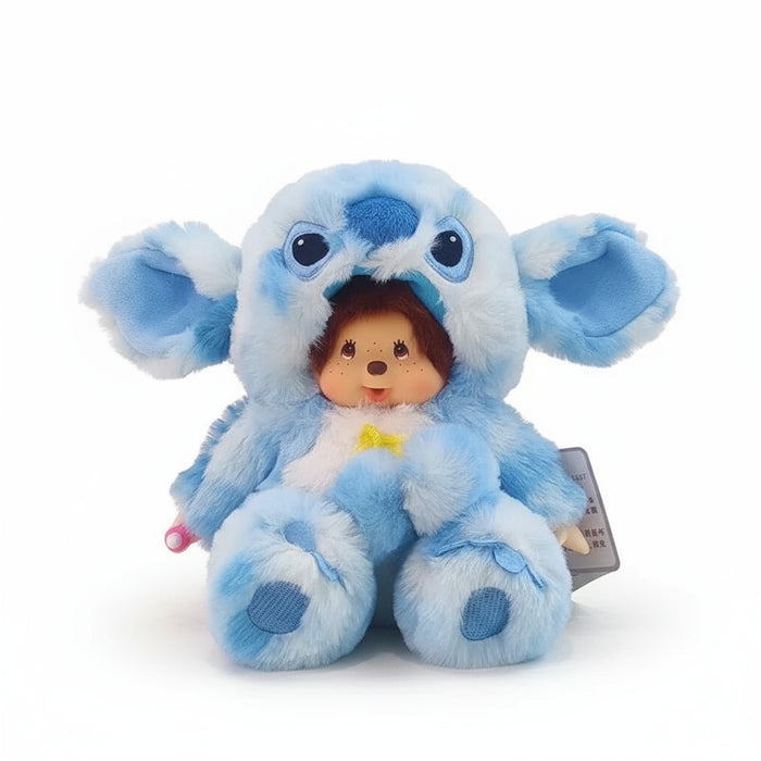 20cm Miichi Monkey Monchhichi Blue Koala Dress Up Costume Collection Soft Plush Doll On Sale