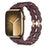 Smoky Purple Bike Chain Link Silicone Watch Band for Apple Watch Compatible Models 38mm - 49mm On Sale