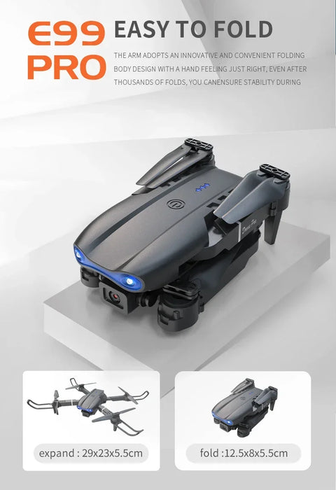 E99 Pro 4K 1080P Wide Angle HD Dual Camera GPS Drone