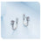 925 Sterling Silver Rose Vine Hoop Earrings On Sale