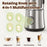 900ML Detachable Stainless Steel Milk Jug Automatic Electric Cafe Milk Frother For Hot or Cold Latte, Coffee, or Chocolate On Sale