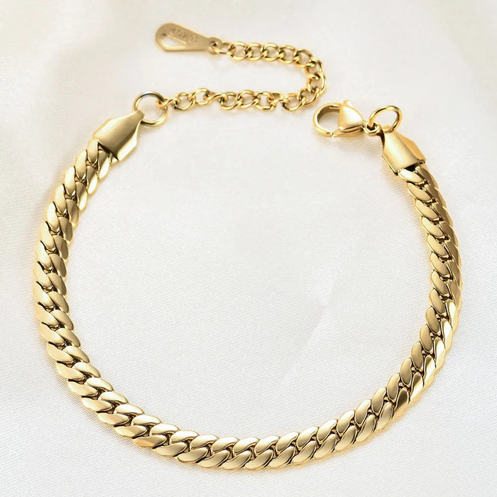 Stainless Steel Miami Chunky Link Chain Bracelets On Sale