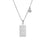 Silver Cancer Zodiac Sign Stainless Steel Pendant Necklace – Tarot Card Style Constellation Necklace for Women On Sale
