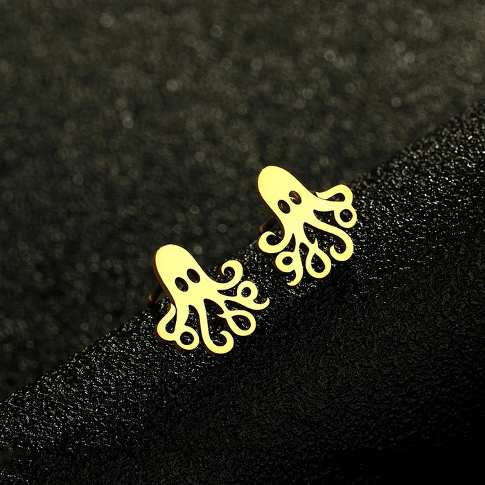 Octopus Stud Earrings On Sale