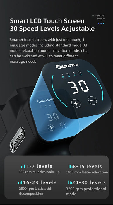 AI Intelligence Booster M2-D Deep Tissue And Muscle Electric Massager With Long-lasting battery life On Sale