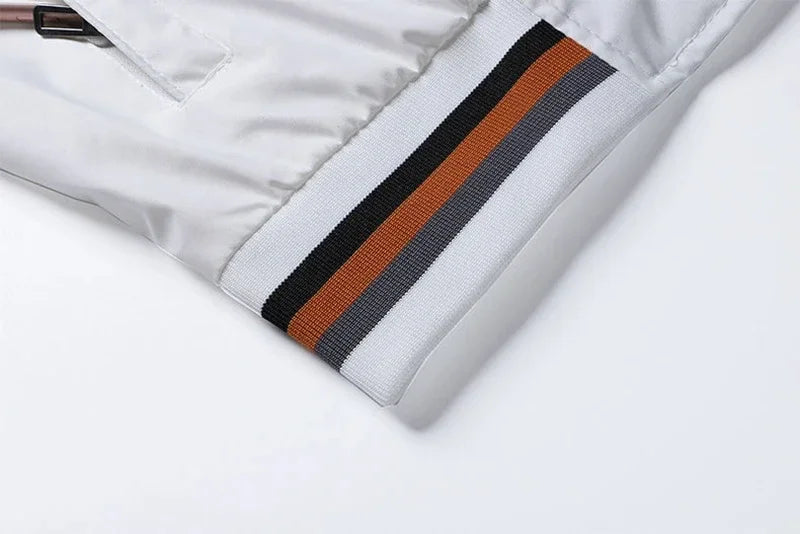 Unisex Varsity Jacket – Lightweight Retro Baseball Style Coat Details