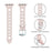 O-Ring Silicone Chain Link Bracelets For Apple Watch Band Design
