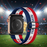 Soccer series nylon stretch adjustable watch band compatible with Apple Watch 38mm-49mm On Sale