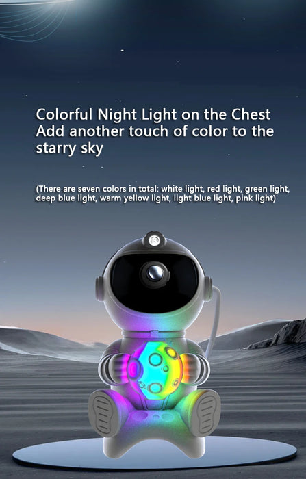 Astronaut LED Galaxy Star Projector Night Light with Bluetooth Speaker And Remote Control On Sale