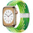 Lime Green Stretchable Braided Loop Apple Watch Bracelet For iWatch Series On Sale