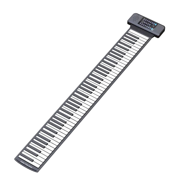 88-Key Foldable Roll-Up Digital Piano Keyboard with Rechargeable Battery, Bluetooth MIDI, 128 Tones & Rhythms On Sale