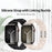 Bike Chain Link Silicone Watch Band for Apple Watch Compatible Models 38mm - 49mm On Sale