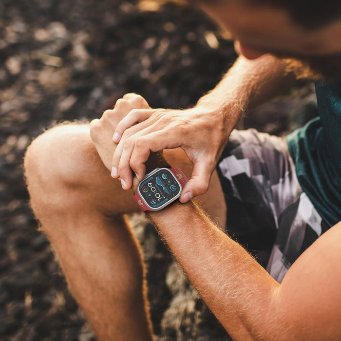 Ironman Inspired Silicone Sport Straps For Apple Watch Series 49mm, 46mm, 45mm, 44mm, 42mm, 41mm, 40mm, 38mm On Sale