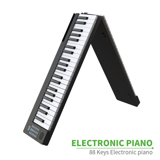 88 Keys Lightweight Portable Folding Digital Piano Full Set With MIDI Sustain Pedal, Hi-Fi Stereo, Silent Mode On Sale