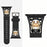 Cancer Black - 12 Constellations Silicone Sport Watch Band With Stainless Steel Zodiac Symbol Detail Compatible with Apple Watch Series 1–11, SE, Ultra, and Ultra 2 On Sale