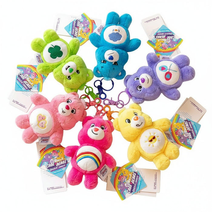 Classic Care Bears Squeaky Plush Toys With Keychain On Sale