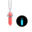 Luminous Natural Quartz Crystal Hexagonal Pillar Bullet Pendant Necklaces On Sale