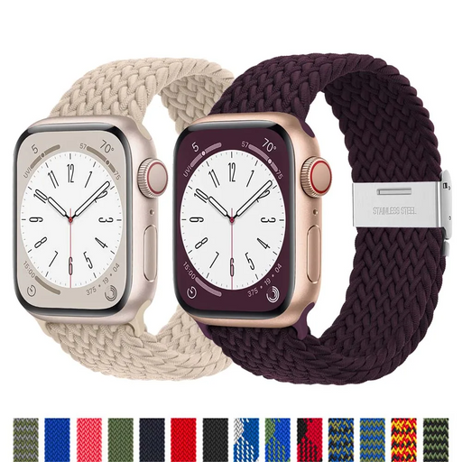 Stretchable Braided Loop Apple Watch Bracelet For iWatch Series On Sale