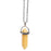 Natural Quartz Crystal Hexagonal Pillar Bullet Pendant Necklaces On Sale