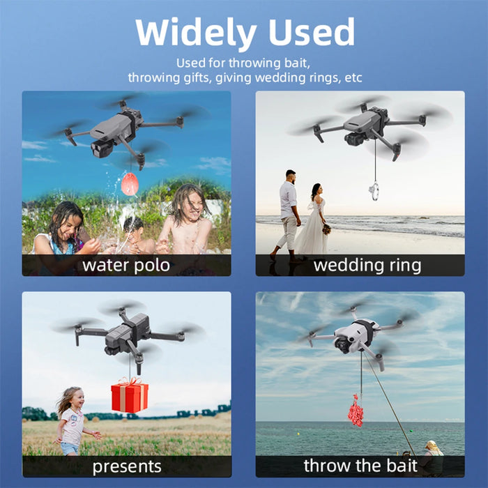 Universal Drone Airdrop Thrower Device with Remote Control for DJI Mini 4, 3, Pro On Sale