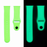 Luminous Green Glow In The Dark Silicone Watch Bracelet For Apple Watch Series On Sale