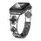 Black Cloverleaf Diamond Women Stainless Steel Apple Watch Bracelet For Ultra, 49mm, 46mm, 45mm, 44mm, 42mm, 41mm, 40mm, 38mm On Sale