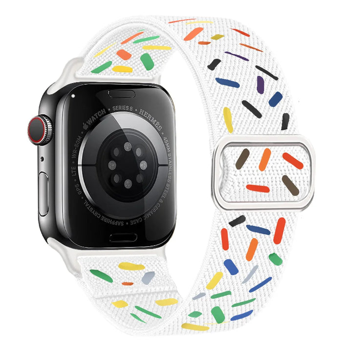 Pride Edition Scrunchie Watch Strap For Apple Watch Band Series 49mm, 45mm, 44mm, 42mm, 41mm, 40mm, 38mm On Sale