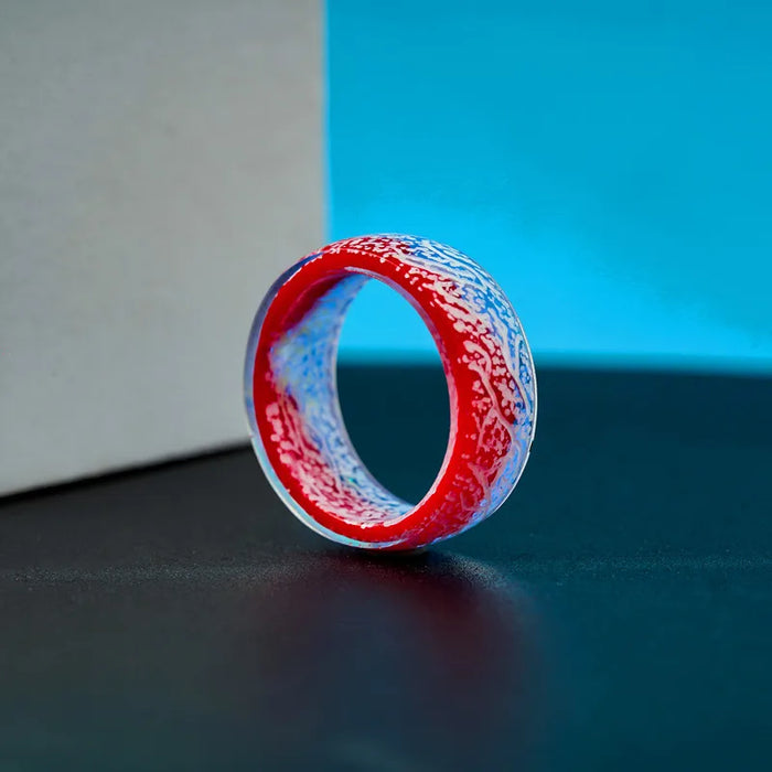 Luminous Fluorescent Color Resin Rings On Sale