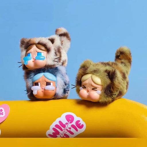 Limited Edition Wild But Cutie Leopard Cat Crybaby Vinyl Plush Dolls Blind Box Collection On Sale