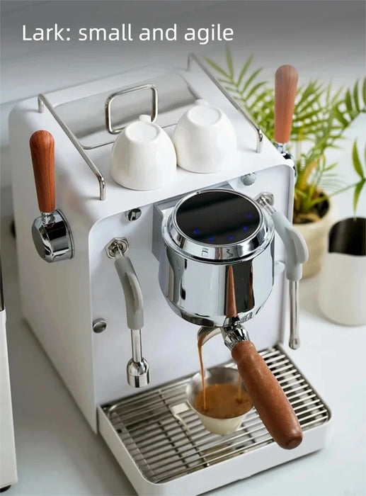 58mm Semi-Automatic Espresso Machine with PID Temperature Control, 9-Bar Pump, Pressure Gauge & Steam Wand On Sale