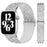 Silver Glitter Sparkle Nylon Strap for Apple Watch 38mm, 40mm, 41mm, 42mm, 44 mm, 45mm On Sale