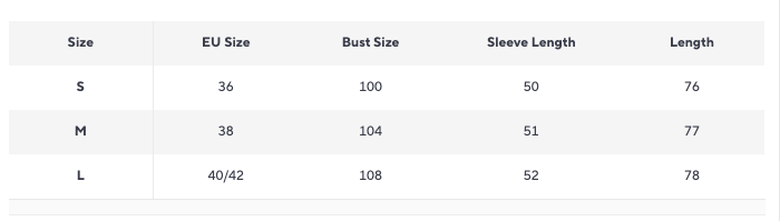 Size Chart: Crochet Knitted Tunic Cover Up Bikini Beach Dress