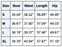 Size Chart - Elegant Off Shoulder Boho Long Maxi Dress