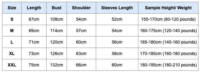 Size Chart Of Heart Letter A Embroidered Hoodie Unisex Casual Cotton Blend Pullover Sweatshirt with Pockets