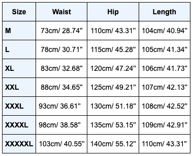 Size Chart - Women Fashion Low Waisted Comfy Cotton Linen Straight Leg Sweatpants