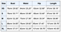 Size Chart - Sequin Fringe  High Waist Slimming Mid-Length Dress