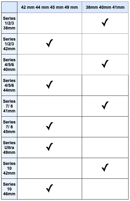 Sizing For Nylon Sport Loop Apple Watch Band Straps For iWatch Series