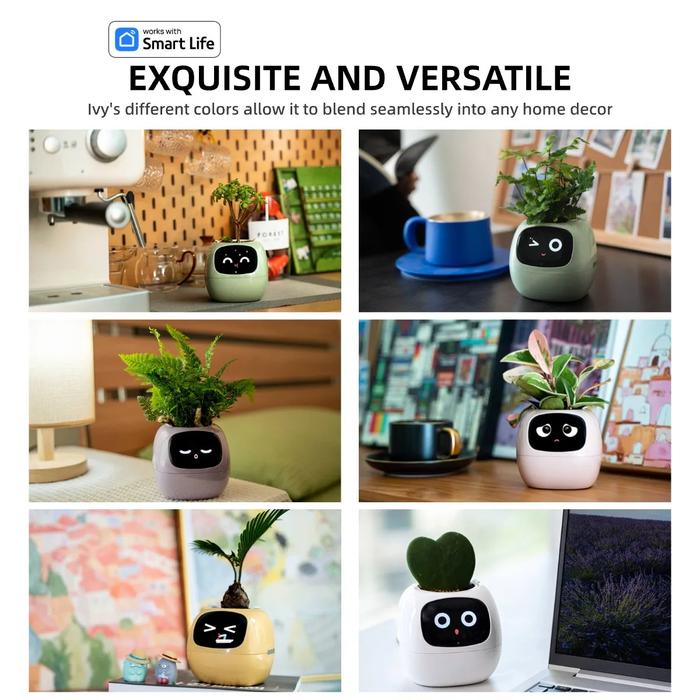 AI Smart Indoor Plant Care Pot Robot – Hassle-Free Indoor Gardening