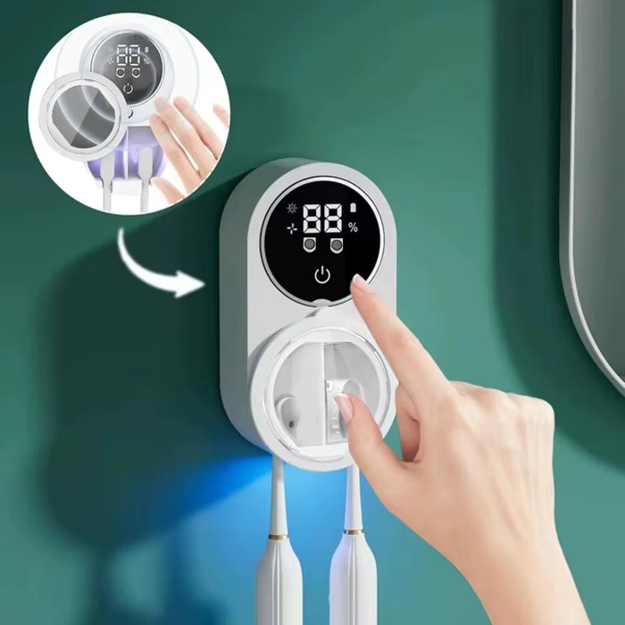 Smart Automatic UV Toothbrush Holder with Fan Drying And Motion Sensor On Sale