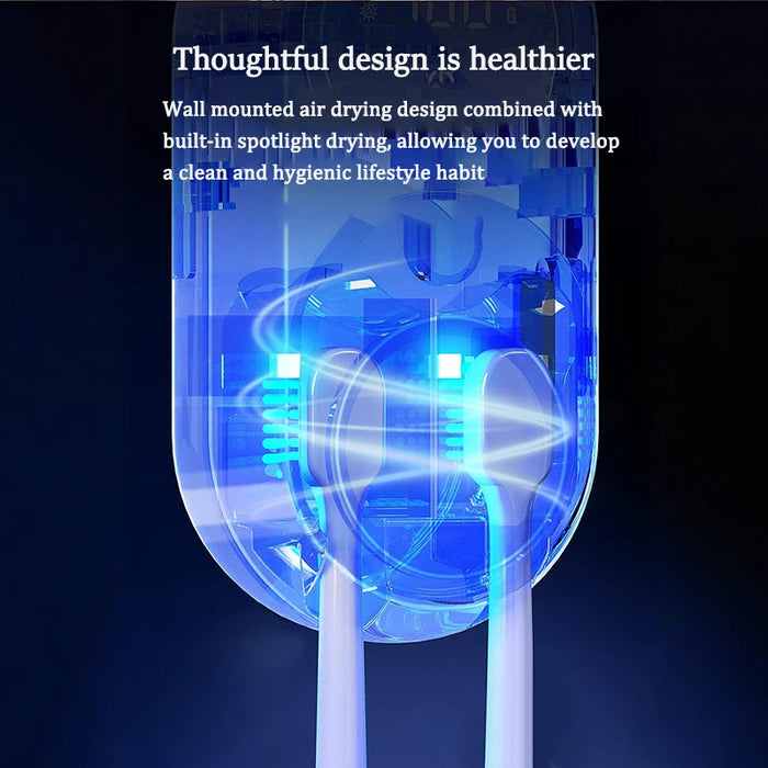 Smart Automatic UV Toothbrush Holder with Fan Drying And Motion Sensor On Sale
