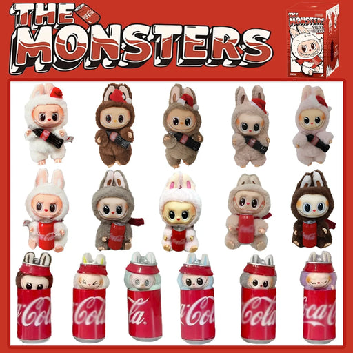 The Labubu Cola Heartbeat Monsters Action Figure Plush Dolls Blind Box Collection On Sale