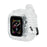 Transparent Black Clear iWatch Case And Silicone Straps Sets For Apple Watch Band 38mm, 40mm, 41mm, 42mm, 44mm, 45mm On Sale